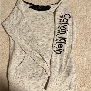 HEATHER GREY CALVIN KLEIN SWEATER